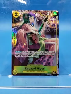 One Piece CCG Kouzuki Hiyori OP06-106 SR Wings of the Captain English Edition - Image 1
