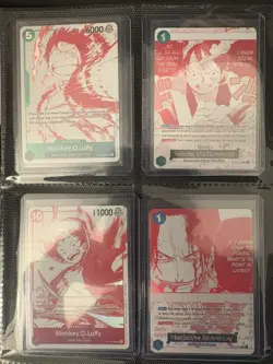 One Piece OP13 3rd Anniversary Treasure Pack Campaign Foil Promo Set of 7 - Image 2
