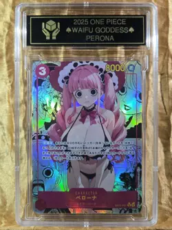 PERONA One Piece Waifu Goddess Manga Card CUSTOM MADE Black Label - Image 2