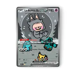 La-Bubble-Bu "Secret" Fan Art Pokemon Card Custom Full Art Holo Limited Edition - Image 1