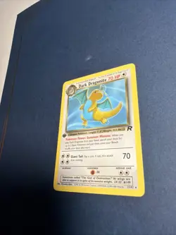 Pokemon Dark Dragonite TCG 1st Edition Non-Holo Card 22/82 Mint - Image 4