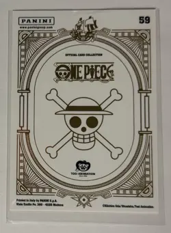 Panini One Piece Official Card Collection #59 Soul King Brook Wanted Poster NM/M - Image 2