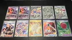 Pokemon TCG Full Arts Rare Card lot of 10 - Image 1
