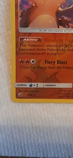 Pokemon Card Charizard 3/70 Dragon Majesty Reverse Holo Rare Near Mint - Image 2
