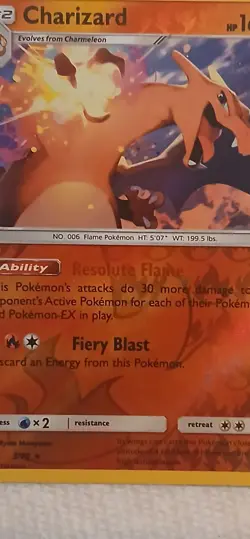 Pokemon Card Charizard 3/70 Dragon Majesty Reverse Holo Rare Near Mint - Image 5