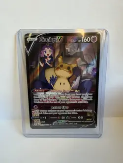 Pokemon TCG Mimikyu v Holo Ultra Rare Card TG16/TG30 Brilliant Stars - Image 1