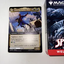 NYCC COMIC CON Magic The Gathering Spider-Man Welcome Deck & PROMO CARD - Image 3
