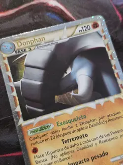 Donphan 107/123 Heartgold & Soulsilver, Prime Holo Spanish Pokemon Card - Image 2
