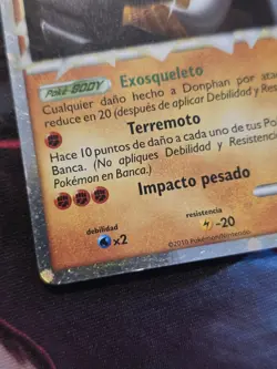 Donphan 107/123 Heartgold & Soulsilver, Prime Holo Spanish Pokemon Card - Image 3