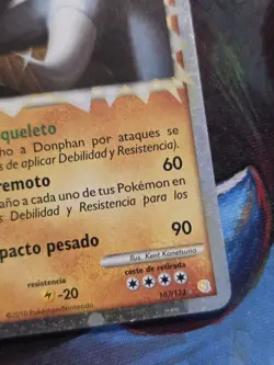 Donphan 107/123 Heartgold & Soulsilver, Prime Holo Spanish Pokemon Card - Image 4
