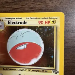 Electrode - Jungle 1st Edition Holo Rare Pokemon Card 1999 - Image 4