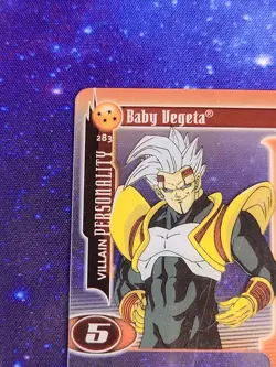 DBZ CCG DRAGON BALL Z GT BABY VEGETA LV3 #283 HI-TECH SCORE CARD BABY SAGA 2004 - Image 4