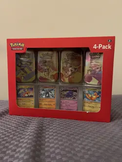 Pokemon 151 4 Mini Tins + 4 Promo Cards Bundle - Image 1