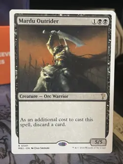 Mardu Outrider White Border Mystery Booster 2 MTG Magic Card - Image 1