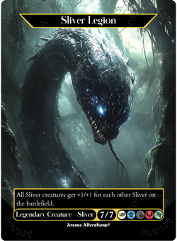 Sliver Legion - Full Art Altered Art Custom Proxy Cards - Image 1