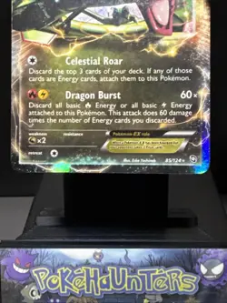 Pokemon Card Rayquaza Ex 85/124 Dragons Exalted Ultra Rare Holo Near Mint - Image 3