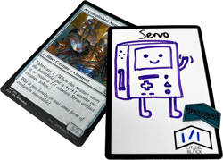 Dry Erase MTG Tokens Set of 50 Cards - with 2Pcs Erasers, Reversible Reusable Do - Image 3