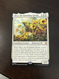 Beza The Bounding Spring Bloomburrow Non-Foil Card Near Mint Condition 0002 MTG - Image 3