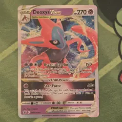 FREE SHIPPING! Deoxys VSTAR - Promo SWSH: Sword & Shield Promo Cards SWSH268 NM - Image 1