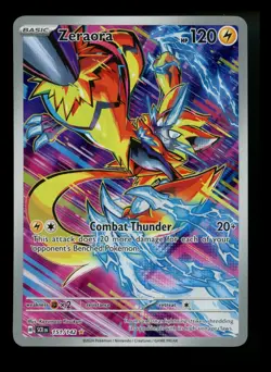 #2 Zeraora 151/142 Stellar Crown 2024 IR Holo Rare Pokemon Card TCG - Image 1