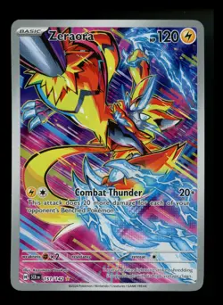 Zeraora 151/142 Stellar Crown 2024 IR Holo Rare Pokemon Card TCG - Image 1