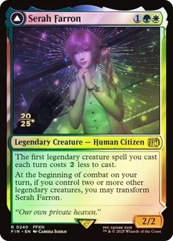 Magic The Gathering MTG SERAH FARRON FOIL FINAL FANTASY NM - Image 1
