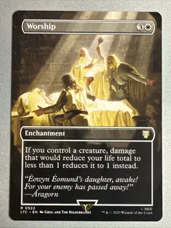 MTG / Worship / LTC / #522 / Regular (Borderless) / Rare / NM - Image 1