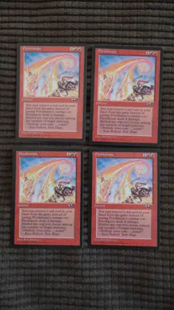 Magic: the Gathering / MtG Pyrokinesis x4 Alliances - Image 1