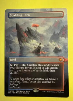 Magic ~ Scalding Tarn #0112 Borderless ~ Special Guest ~ Regular ~ Pack Fresh - Image 1