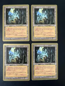 MTG- Ancient Tomb x4 - 1999 Tokyo World Championship Deck - Image 1