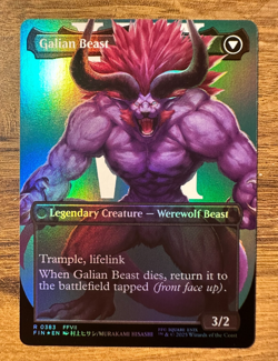 Magic MTG Final Fantasy Vincent Valentine #383 *FOIL* Borderless Rare FFVII FF7 - Image 2