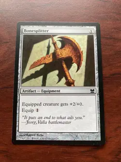 Magic the Gathering MTG Bonesplitter x1 Modern Masters @406 - Image 1