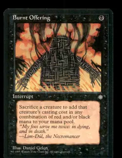 Burnt Offering LP Light Play Ice Age MTG [7652] - Image 1