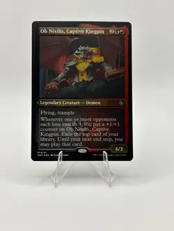 Ob Nixilis, Captive Kingpin (Foil Etched) March of the Machine: The Aftermath NM - Image 1