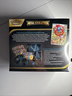 Pokemon TCG Mega Evolution 2025 Lucario ETB Elite Trainer Box Sealed - Image 3