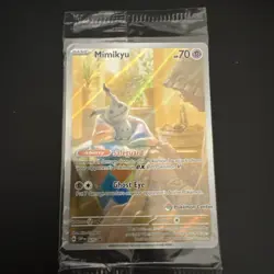 (SEALED) Mimikyu SVP075 Pokemon Center Stamp Black Star Promo SVP Pokemon - Image 1