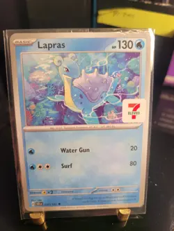 Lapras - 031/142 - Pokemon Stellar Crown 7/11 Promo SEALED NM - Image 1