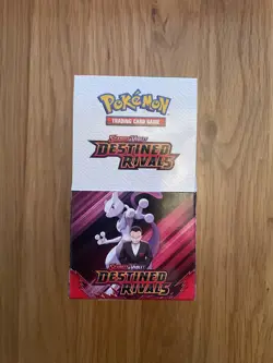 Pokemon Scarlet & Violet Destined Rivals Half Booster Box 18 Packs, Unsealed - Image 1