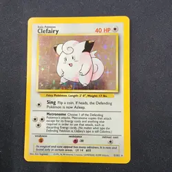 Pokemon Clefairy Holo Mint Base Set 5/102 Vintage 1999 WOTC - Image 1