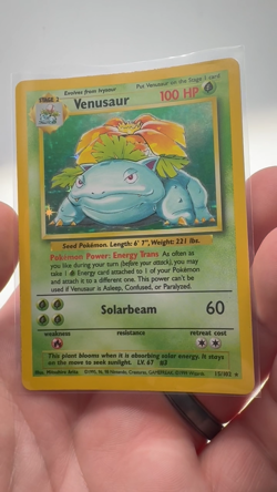 Pokemon TCG Venusaur Base Set 15/102 Holo 1999-2000 Wizards Base Set... - Image 2