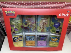 Pokemon Scarlet & Violet 151 4 Pack Mini Tins + 4 Promos Sams Sealed In Stock - Image 3