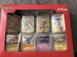 Pokemon TCG 151 Mini Tin Set (4-Pack) - Sam’s Club Exclusive | Factory Sealed - Image 1