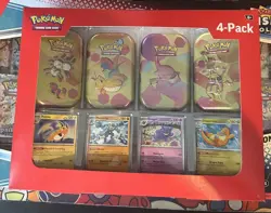 Pokemon TCG: Scarlet & Violet 151 Mini Tins 4 Pack SAMS CLUB SEALED IN HAND NEW - Image 1