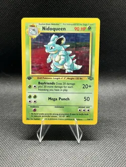 Nidoqueen 1st Edition Jungle Holo Rare 7/64 Pokemon TCG MP - Image 1