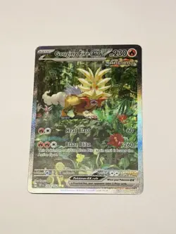 Gouging Fire EX 204/162 Temporal Forces Special Illustration Rare Holo Pokemon - Image 1
