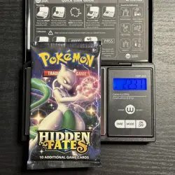 Heavy! 22.37g HIDDEN FATES Mewtwo🔥🔥 Pokemon TCG Booster Pack Sealed New - Image 1