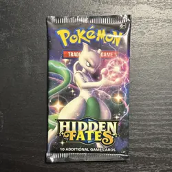 Heavy! 22.37g HIDDEN FATES Mewtwo🔥🔥 Pokemon TCG Booster Pack Sealed New - Image 2