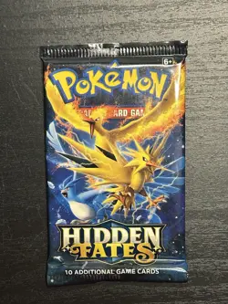Heavy! 22.29g HIDDEN FATES 🔥🔥 Pokemon TCG Booster Pack Sealed New - Image 2