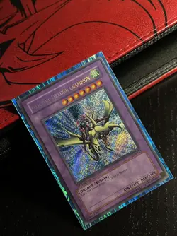 Yu-Gi-Oh! Gaia the Dragon Champion LOB-125 Secret 1st Ed w/ Print Line Error MP - Image 1