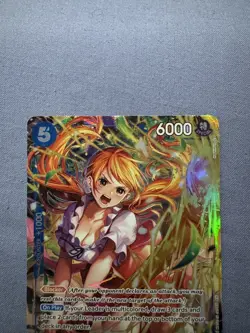 A Fist Of Divine Speed Nami Alt Art OP11-054 SR English One Piece - Image 5